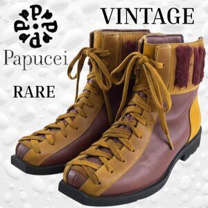 RARE FIND ALERT! Vintage PAPUCEI Boots Size 38 (8)